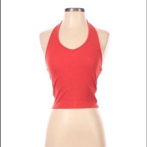 American Eagle Outfitters Red Halter Top